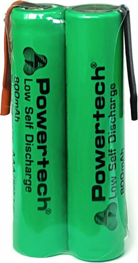 Powertech Rechargeable Battery AAA Ni-MH 800mAh 2.4V with Blade 2pcs