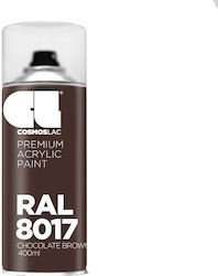 Cosmos Lac Σπρέι Βαφής Premium Acrylic Chocolate Brown RAL 8017 400ml Cosmos Lac Σπρέι Βαφής Premium Acrylic Chocolate Brown RAL 8017 400ml