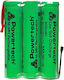 Powertech Презареждащи батерии AAA Ni-MH 800mAh 1.2V с презареждаеми батерии 3бр