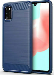 Hurtel Umschlag Rückseite Silikon Blau (Galaxy A41)