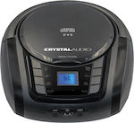 Crystal Audio Portabil BMBUB3 cu Bluetooth / CD / MP3 / USB / Radio în Culoare Negru