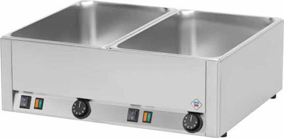 RM Gastro Elektrischer Bain Marie 3kW mit Kapazität von 2xGN1/1