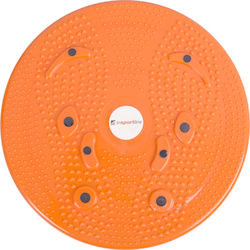 inSPORTline Twister Magnetic Δίσκος Ισορροπίας Πορτοκαλί Ύψους 3cm με Διάμετρο 25cm