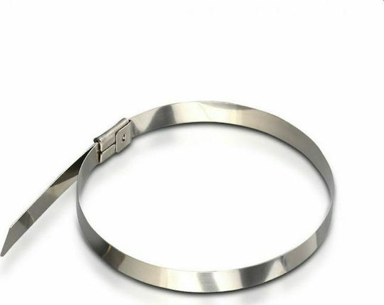 V-TAC Cable Ties Plastic 200mm x 4.6mm in Silver Colour (100 pcs)
