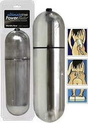 Power Bullet Body Massager Silver Power Bullet Body Massager Silver