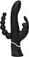 Happy Rabbit Triple Vibrator Doppelter Vibrator 25.4cm Black