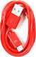 Platinet Regulär USB 2.0 auf Micro-USB-Kabel Rot 1m (OUPVC3MR) 1Stück