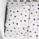 Dimcol Star Baby Cotton Pillowcase Blue 35x45cm