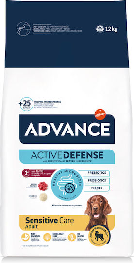 Advance Advance Sensitive 12kg Dry Food Gluten-Free for Adult Dogs with Lamb and Rice