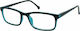 Eyelead E143 Men's Reading Glasses +2.50 Black/Blue E143 Ε 143