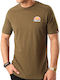 Ellesse Herren Sport T-Shirt Kurzarm Khaki