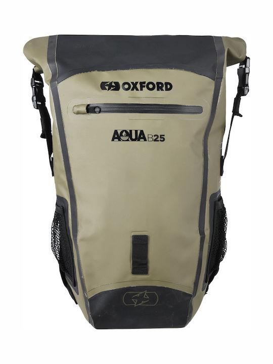 Oxford Rider Backpack Aqua B-25 Khaki/Black Beige 25lt