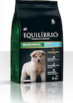 Equilibrio Puppy Medium 2kg Trockenfutter für Welpen mittlerer Rassen mit Huhn und Reis