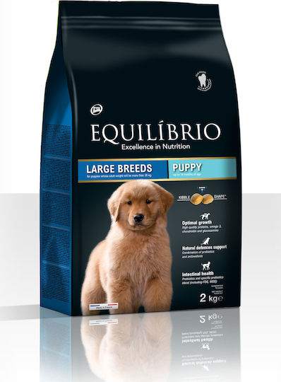 Equilibrio Puppy Large 2kg Dry Food for Large Breed Puppies with Chicken and Rice