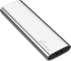 MediaRange USB 3.2 / USB-C Външен SSD 240ГБ M.2 сребърен