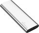 MediaRange MR1102 USB-C 3.2 / 3.1 Външен SSD 480GB M.2 Сребрист