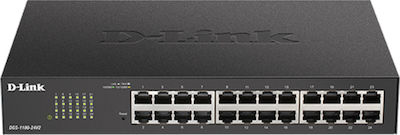 D-Link DGS-1100-24V2 Managed L2 Switch with 24 Gigabit (1Gbps) Ethernet Ports