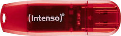 Intenso Rainbow Line 128GB USB 2.0 Stick Roșu