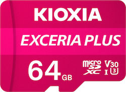 Kioxia Exceria Plus microSDXC 64ГБ Клас 10 U3 V30 A1 UHS-I