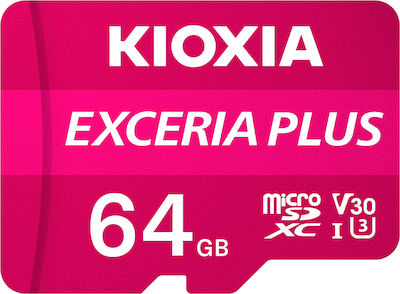 Kioxia Exceria Plus microSDXC 64GB Class 10 U3 V30 A1 UHS-I