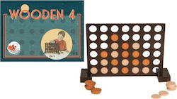 Egmont Brettspiel Wooden 4 für 2 Spieler 5+ Jahre 570148