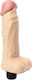 Nanma Solid Simon Realistic Vibrator 17.80cm Carne