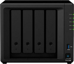 Synology DiskStation DS420+ NAS with 4 slots for HDD/M.2/SSD