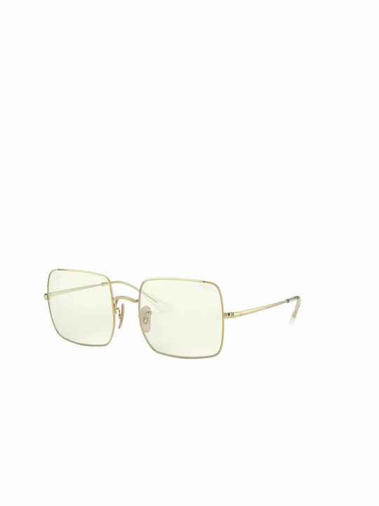 Ray Ban Square Sonnenbrillen mit Gold Rahmen un...