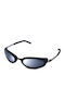 Lacoste Unisex Sunglasses with Black Plastic Frame and Silver Mirror Lens AV1423-F93