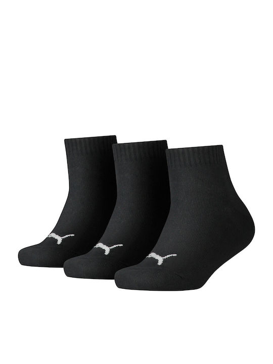 PUMA Детски къси спортни чорапи Quarter Черен 3...