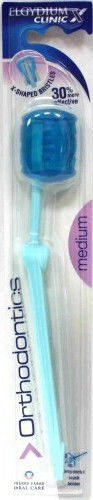Elgydium Clinic Ortho-X Οδοντόβουρτσα Medium Γαλάζιο