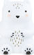 Sass & Belle Led Kids Decorative Lamp Bear Camp with Color Changes White