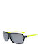 Goggle Kivo Unisex Sunglasses with Yellow Plastic Frame and Gray Lens