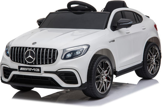 Mercedes Benz AMG GLC 63S Едноместен с Дистанционно Управление Лицензиран 12 Волта Бял за 1+ Години