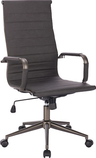 Liberta Stuhl Büro mit Armen Avant 25-0514 Charcoal / Black