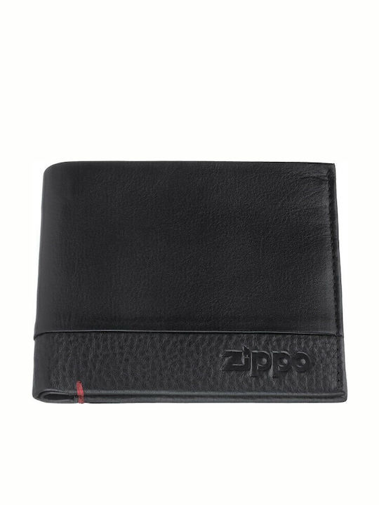 Leather Men's Wallet Cards Black