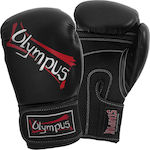 Olympus Sport Beginner Boxhandschuhe aus Kunstleder Schwarz