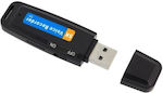 Spy Bug Capacity 32GB with Drive Size for Memory Card Επαναφορτιζόμενο USB Flash 9x7x3cm