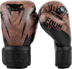 Venum Impact Synthetic Leather Boxing Competition Gloves Brown