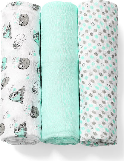 Babyono Πάνα Αγκαλιάς 70x70cm 3τμχ Babyono Πάνα Αγκαλιάς 70x70cm 3τμχ