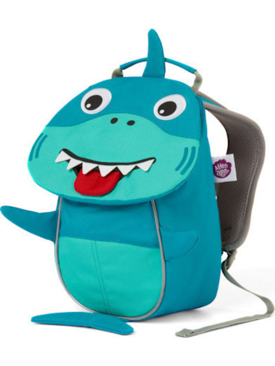 Affenzahn Shark Schulranzen Rucksack Kindergarten in Türkis Farbe