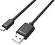 Unitek Regulär USB 2.0 auf Micro-USB-Kabel Schwarz 3m (Y-C435GBK) 1Stück