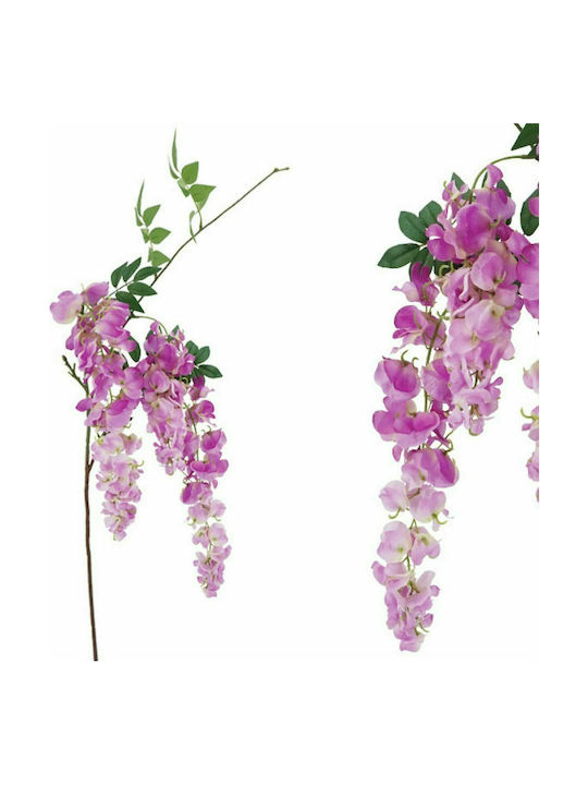 Marhome Artificial Decorative Branch Mimosa Purple 75cm 1pcs