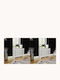 vidaXL Калориферен Капак от MDF Бял 112x19x81см 2 Бройки