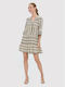 Vero Moda Summer Mini Dress with Slit Birch