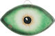 Marhome Hanging Lucky Charm Burner Green made of Glass 22x12.5cm 1pcs