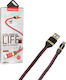 Treqa Braided USB 2.0 to micro USB Cable Κόκκινο 1m (CA-8311)