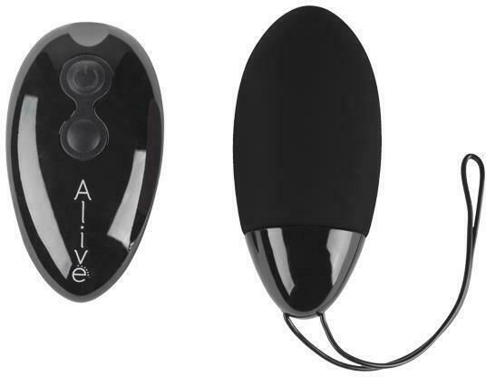Adrien Lastic Alive Magic Egg Max Mini Δονητής Egg με Απομακρυσμένο Έλεγχο 8.5cm Black