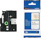 Brother TZe-N201 Label Maker Tape 8m x 3.5mm in White Colour Compatible with Brother TZe/TZ