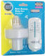 LA-RIXME Socket Extension for Socket E27 in White color